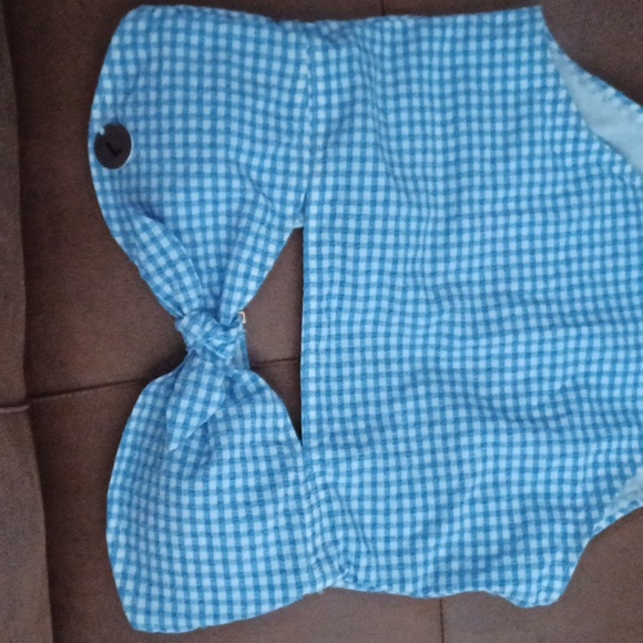 Forever 21 Other - High cut reto style one-piece gingham swimsuit 🩵🌊⛱️🧜‍♀️🐚